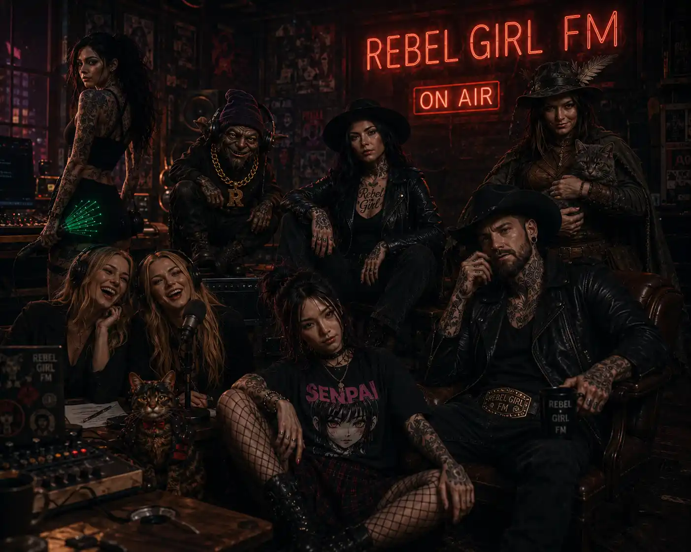 Team 6 aus der Rebel Girl FM Galerie