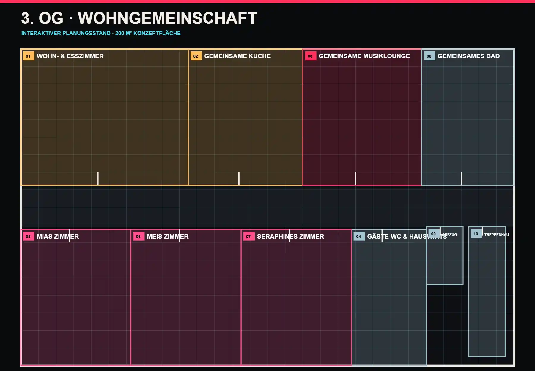 3. Obergeschoss – Grundriss vergrößern